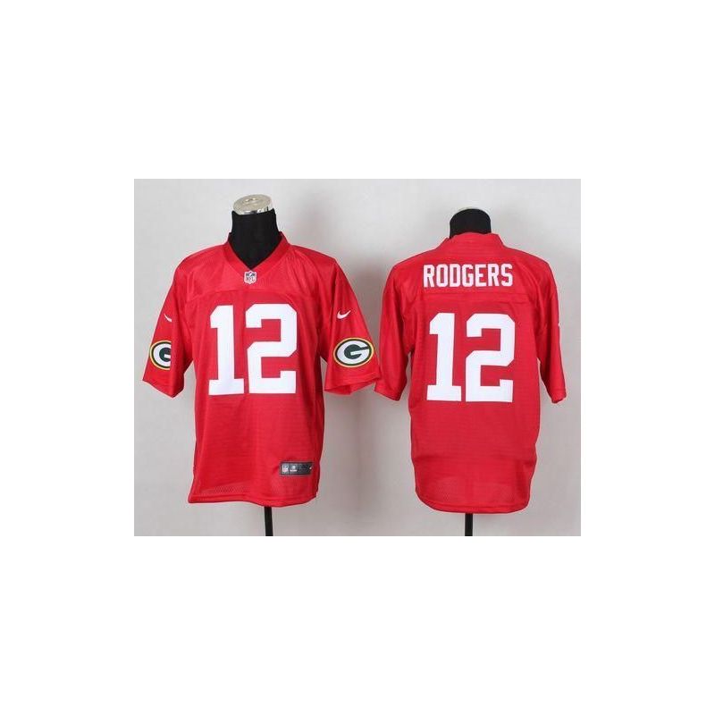 Cheap Aaron Rodgers Packers Jersey #12 Red From China