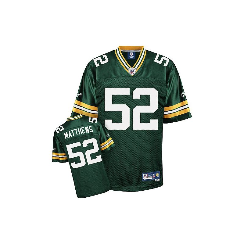 Cheap Clay Matthews Packers Jersey #52 Green From China