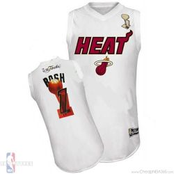 Cheap Chris Bosh Heat Jersey #1 White 2013 Finals From China