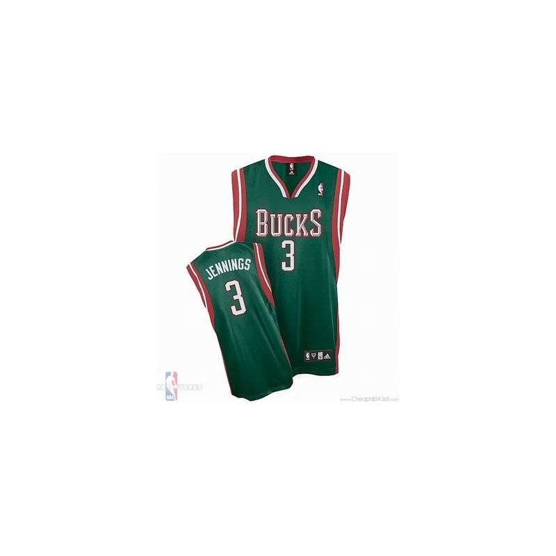 Cheap Brandon Jennings Milwaukee Bucks Jersey #3 Road From China