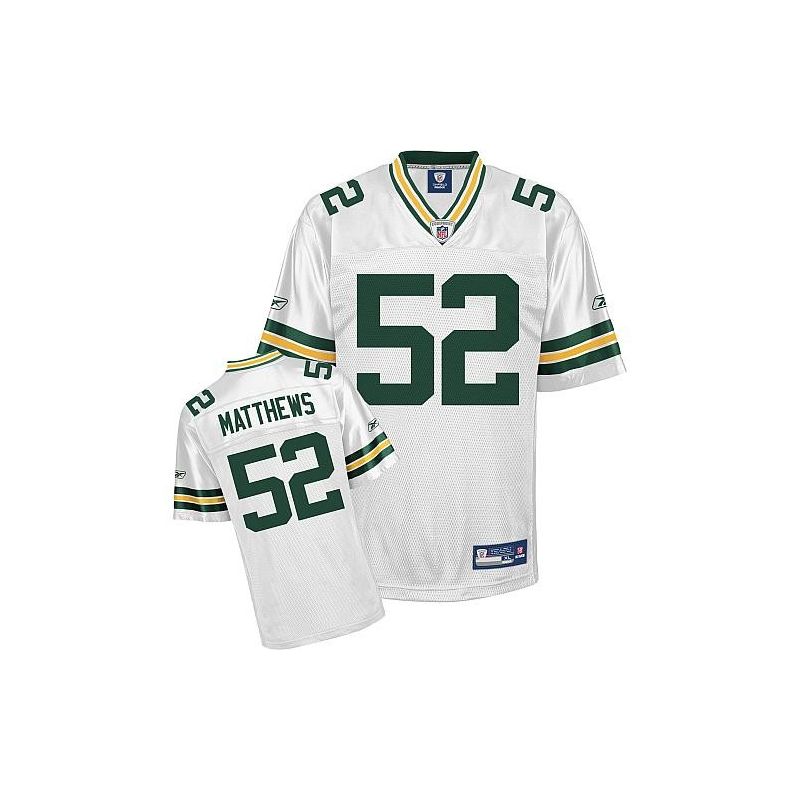 Cheap Clay Matthews Packers Jersey #52 White From China