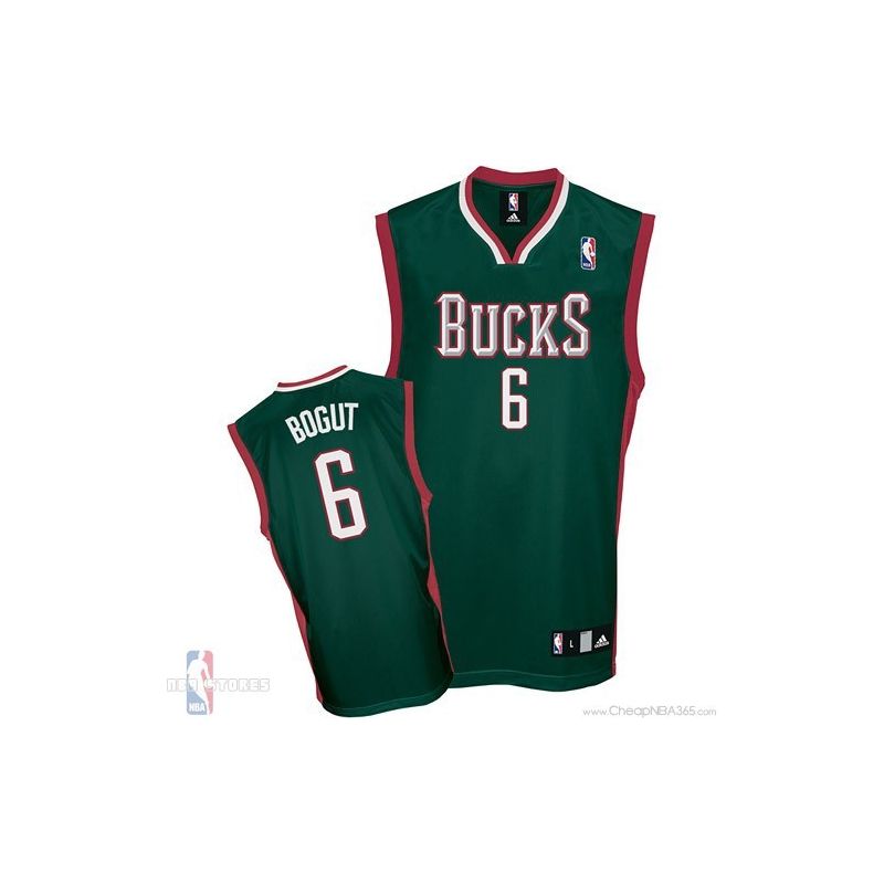 Cheap Andrew Bogut Milwaukee Bucks Jersey #6 Road Green From China