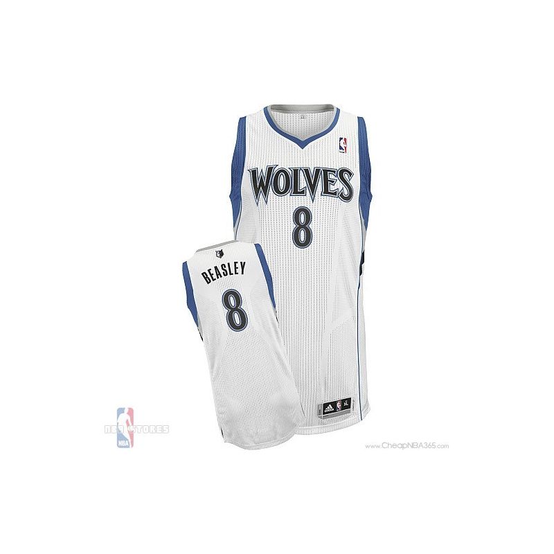 Cheap Michael Beasley Timberwolves Jersey #8 Home White China