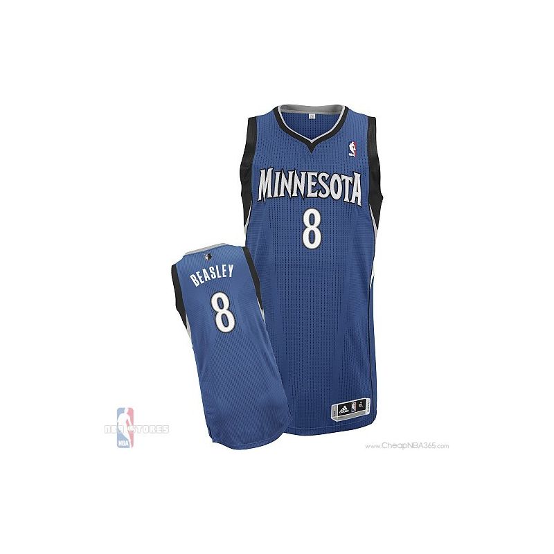 Cheap Michael Beasley Timberwolves Jersey #8 Road Blue From China