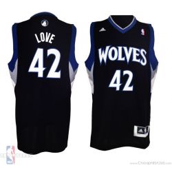 Cheap Kevin Love Timberwolves Jersey #42 Black From China