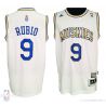 Cheap Ricky Rubio Timberwolves Jersey #9 White ABA Hardwood Classic From China