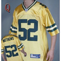 Cheap Clay Matthews Packers Jersey #52 Yellow From China