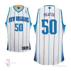 Cheap Emeka Okafor Hornets Jersey #50 Home White From China