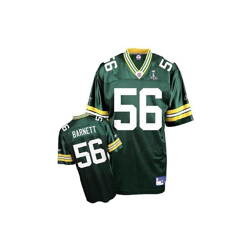 Cheap Nick Barnett Packers Jersey #56 Green 2011 super bowl XLV From China