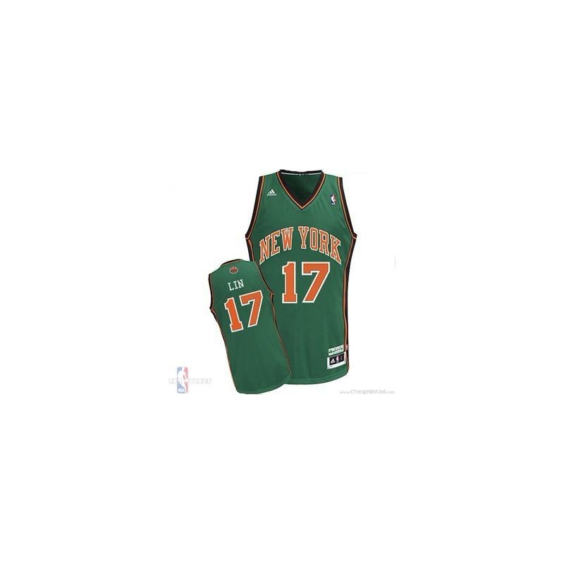 Cheap Jeremy Lin Knicks Jersey #17 Green From China