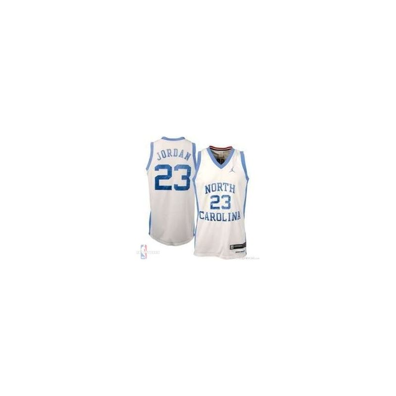 Cheap Michael Jordan University of North Carolina Jersey #23 Throwback White