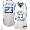 Cheap Michael Jordan University of North Carolina Jersey #23 Throwback White