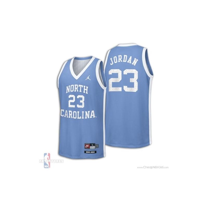 Cheap Michael Jordan University of North Carolina Jersey #23 Throwback Blue