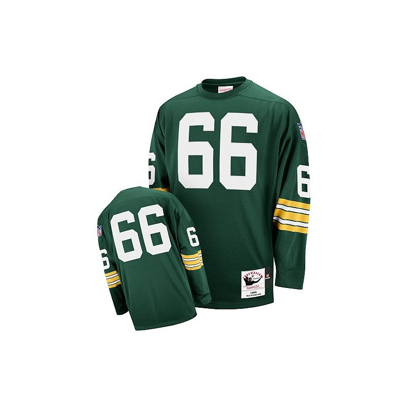 Cheap Ray Nitschke Packers Jersey #66 Green Throwback From China