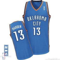 Cheap James Harden Oklahoma City Thunder Jersey #13 Blue Road From China