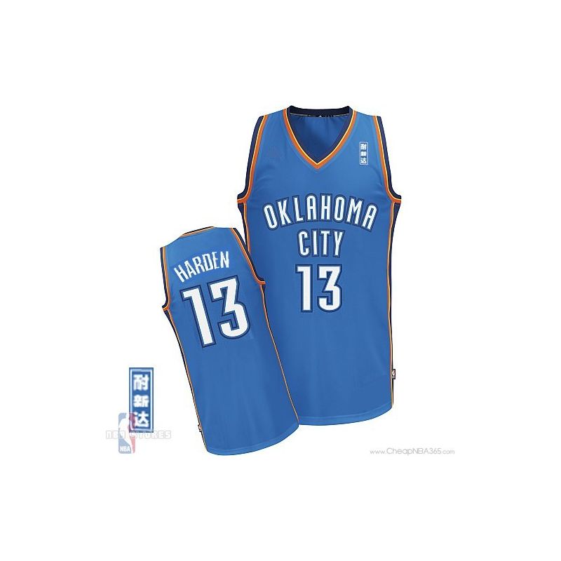 Cheap James Harden Oklahoma City Thunder Jersey #13 Blue Road From China