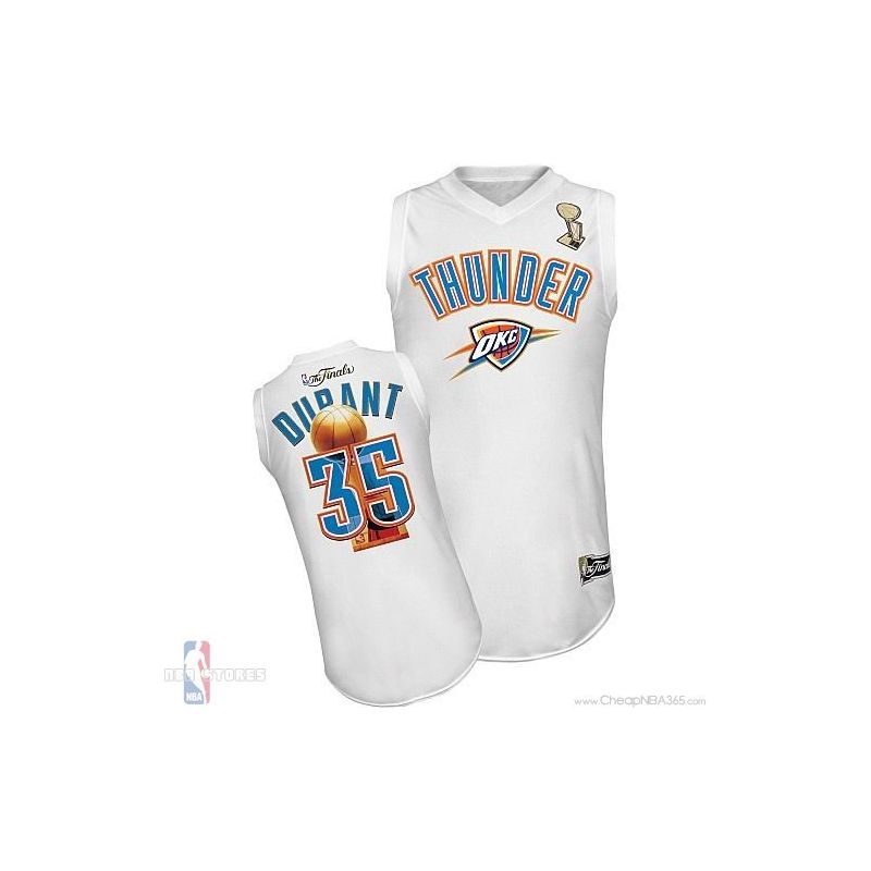 Cheap Kevin Durant Oklahoma City Thunder Jersey #35 White 2013