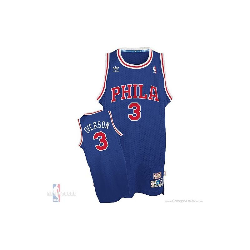 Cheap Allen Iverson 76ers Jersey #3 Road From China