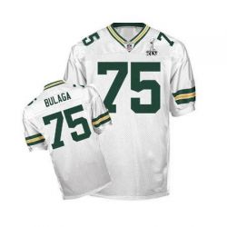 Cheap Bryan Bulaga Packers Jersey #75 White 2011 Super Bowl XLV From China