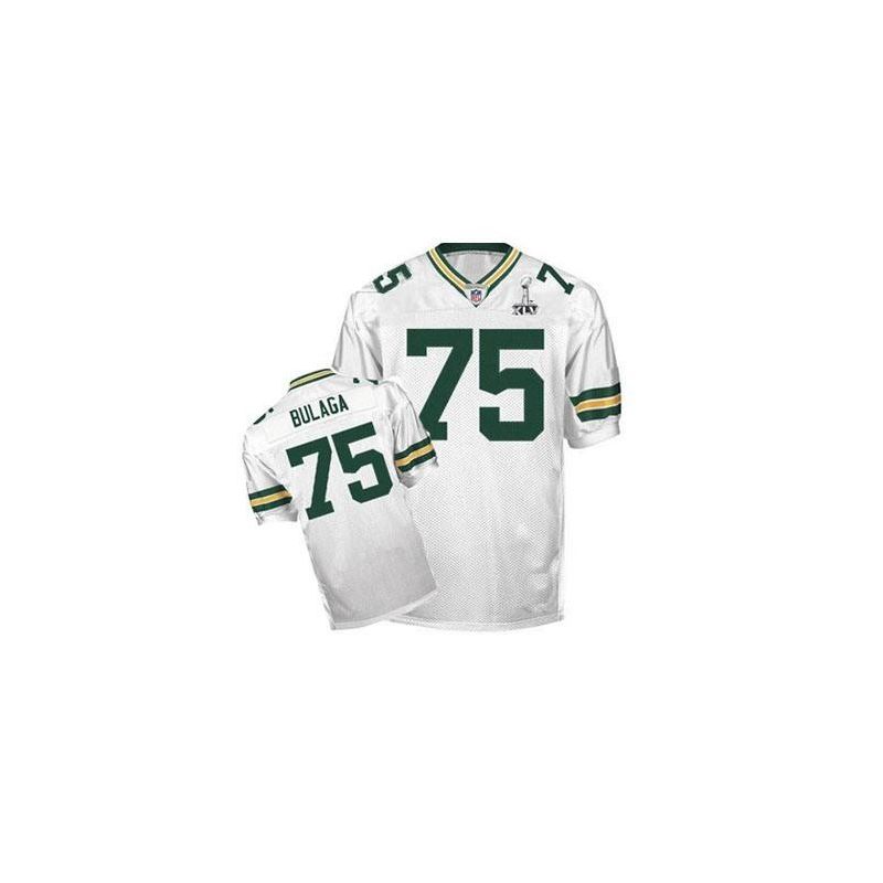 Cheap Bryan Bulaga Packers Jersey #75 White 2011 Super Bowl XLV From China