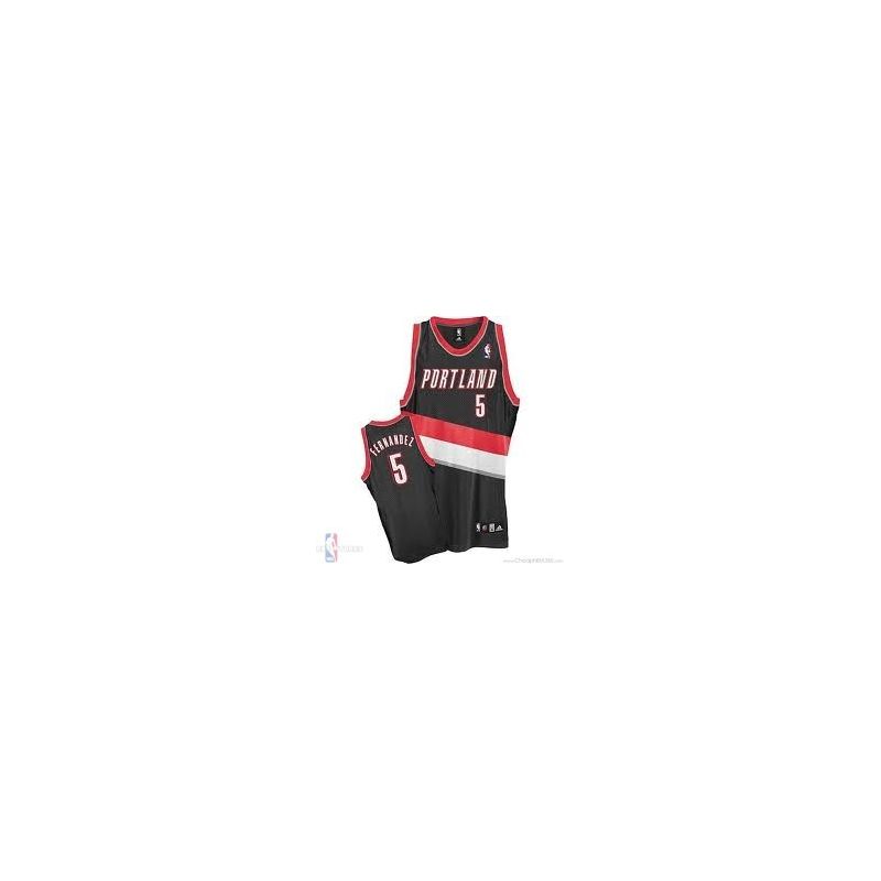 Cheap Rudy Fernandez Portland Trail Blazers Jersey #5 Road Black From China