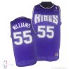 Cheap Jason Williams Sacramento Kings Jersey #55 Purple From China