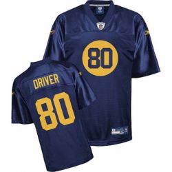 Cheap Donald Driver Packers Jersey #80 Blue From China