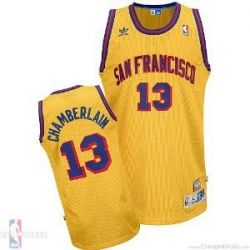 Cheap Wilt Chamberlain Golden State Warriors Jersey #13 Throwback Home China