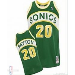 Cheap Gary Payton SuperSonics Jersey #20 Green From China