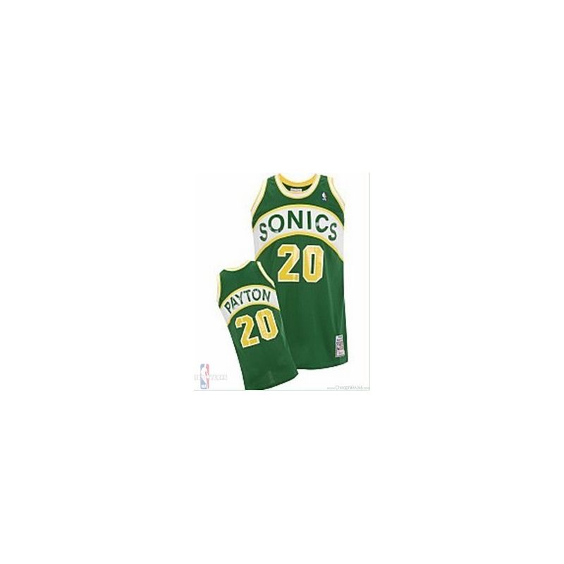 Cheap Gary Payton SuperSonics Jersey #20 Green From China