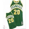 Cheap Gary Payton SuperSonics Jersey #20 Green From China