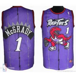 Cheap Tracy McGrady Toronto Raptors Jersey #1 Purple From China