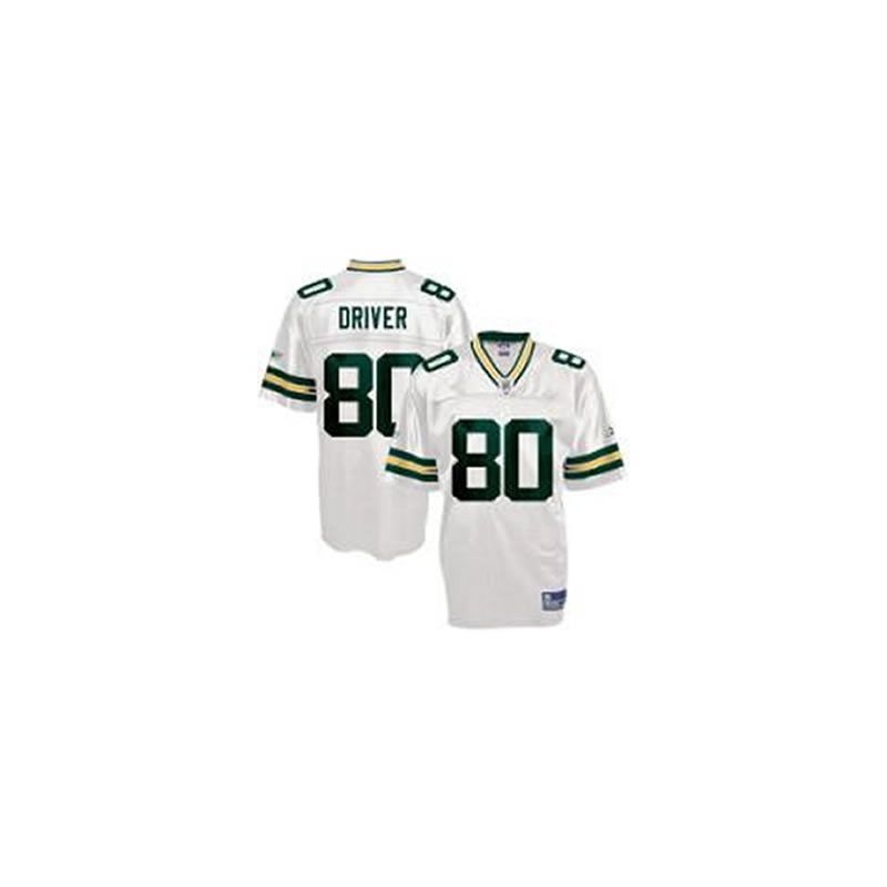 Cheap Donald Driver Packers Jersey #80 White From China