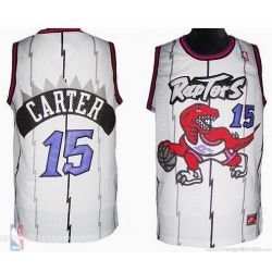 Cheap Vince Carter Toronto Raptors Jersey #15 White From China