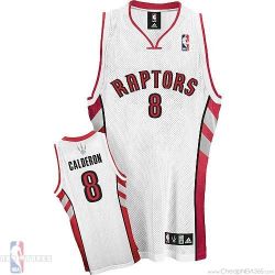 Cheap Jose Calderon Toronto Raptors Jersey #8 Home White From China