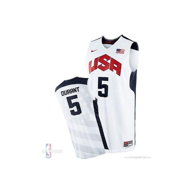 Cheap Stephon Marbury USA National Team Jersey #5 Home White From China