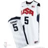 Cheap Stephon Marbury USA National Team Jersey #5 Home White From China