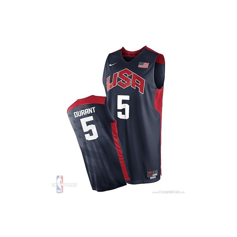 Cheap Stephon Marbury USA National Team Jersey #5 Road Blue From China