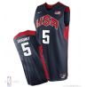 Cheap Stephon Marbury USA National Team Jersey #5 Road Blue From China