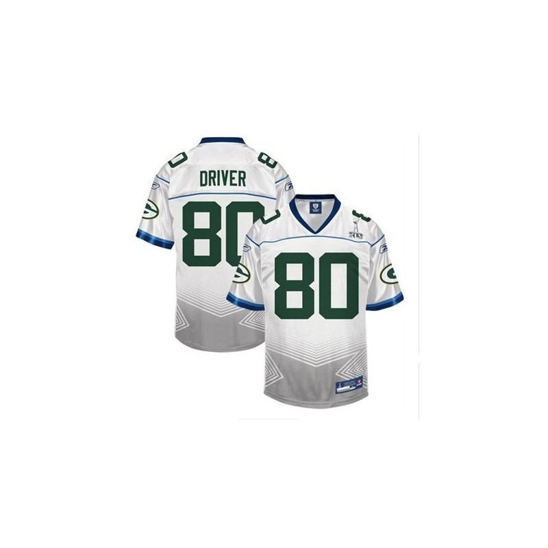 Cheap Donald Driver Packers Jersey #80 White Champions Fashion From China