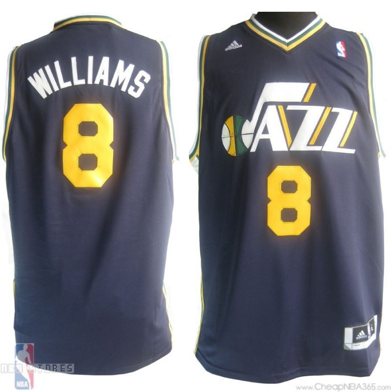 Cheap Deron Williams Utah Jazz Jersey #8 Road Blue From China