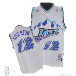 Cheap John Stockton Utah Jazz Jersey #12 Throwback Home From China