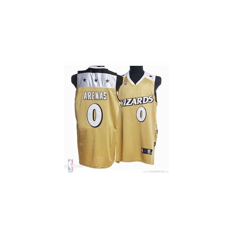 Cheap Gilbert Arenas Wizards Jersey #0 Golden From China