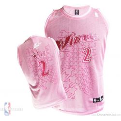 Cheap John Wall Wizards Women Jersey #2 Pink From China