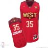 Cheap Kevin Durant Western Conference Jersey #35 Red 2011 All Star From China