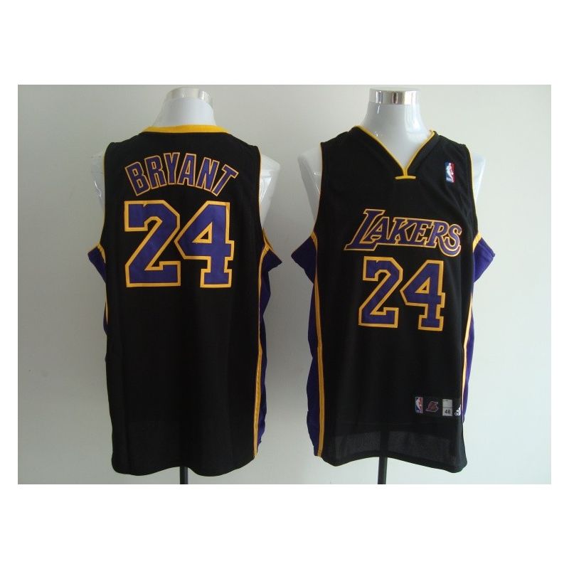 Cheap Kobe Bryant Lakers Jersey #24 Black From China