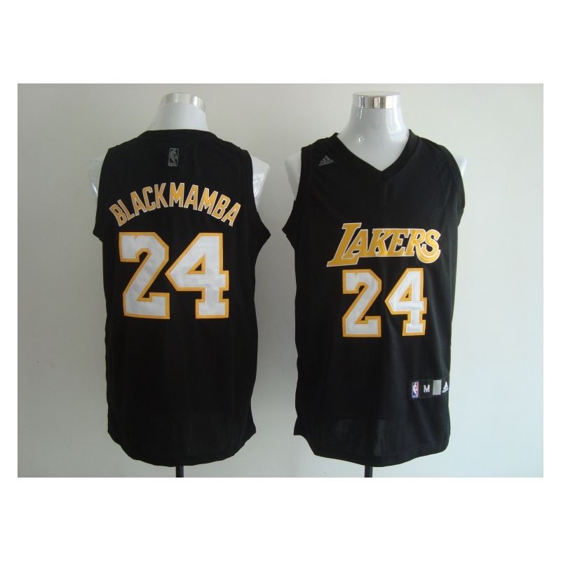 Cheap Kobe Bryant Lakers Jersey #24 BLACKMAMBA From China