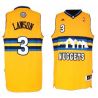 Cheap Ty Lawson Nuggets Jersey #3 Yellow ABA Hardwood Classic From China