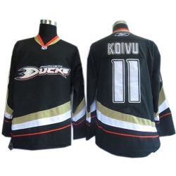 Cheap Saku Koivu Ducks Jersey #11 Black From China