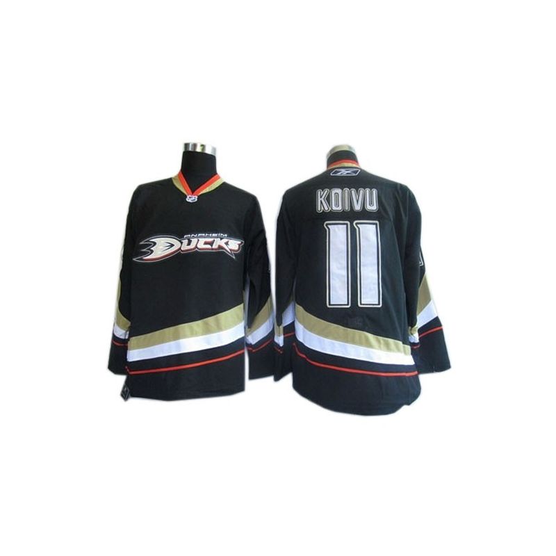 Cheap Saku Koivu Ducks Jersey #11 Black From China